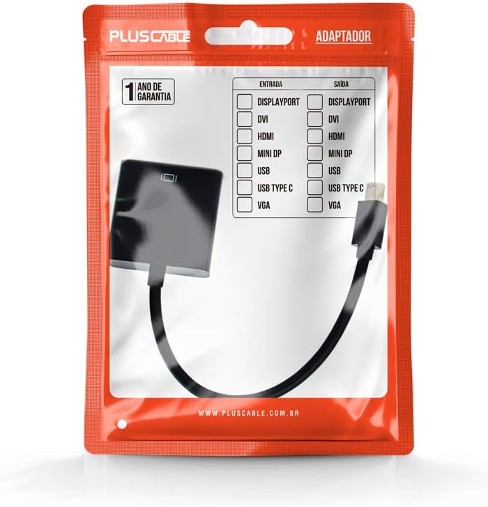 ADAPTADOR MINI DISPLAYPORT X DVI 24+5 FEMEA ADP-204BK PLUS CABLE