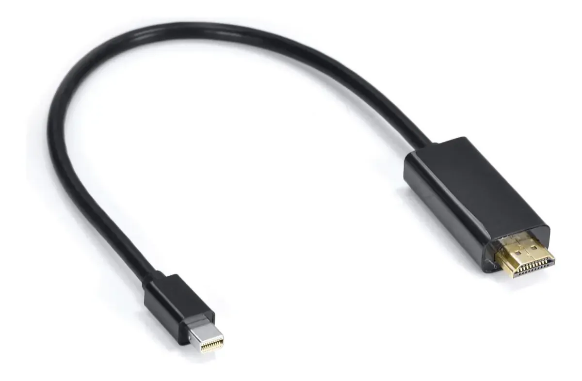CABO ADAPTADOR CONVERSOR MINI DISPLAYPORT PARA HDMI MACHO 30 CM VKOEM
