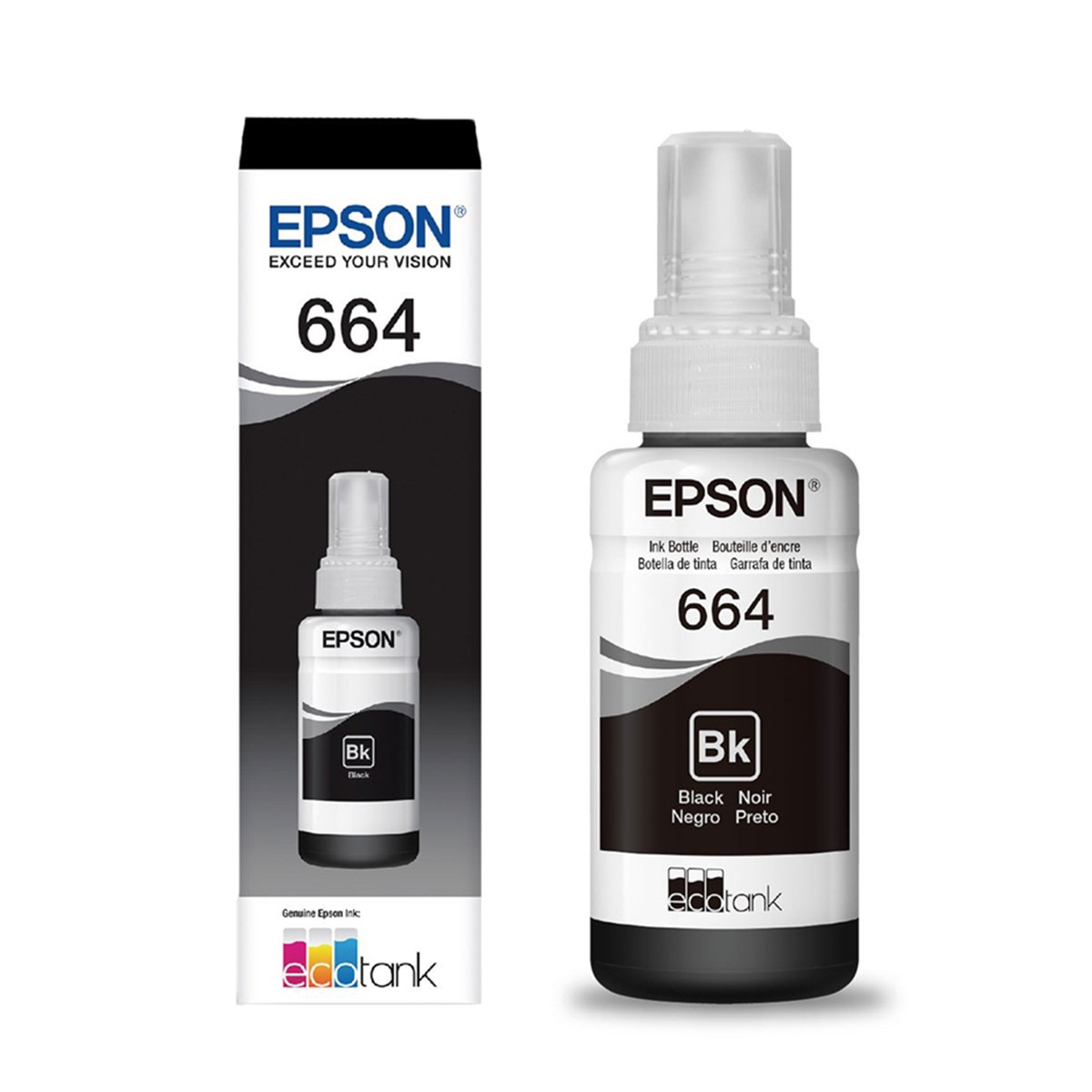 REFIL DE TINTA T6641 PRETO 70.0 ML EPSON