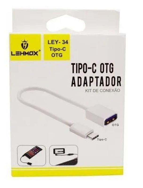 CABO ADAPTADOR OTG USB 3.0 TYPE C TIPO C LEY-34 LEHMOX