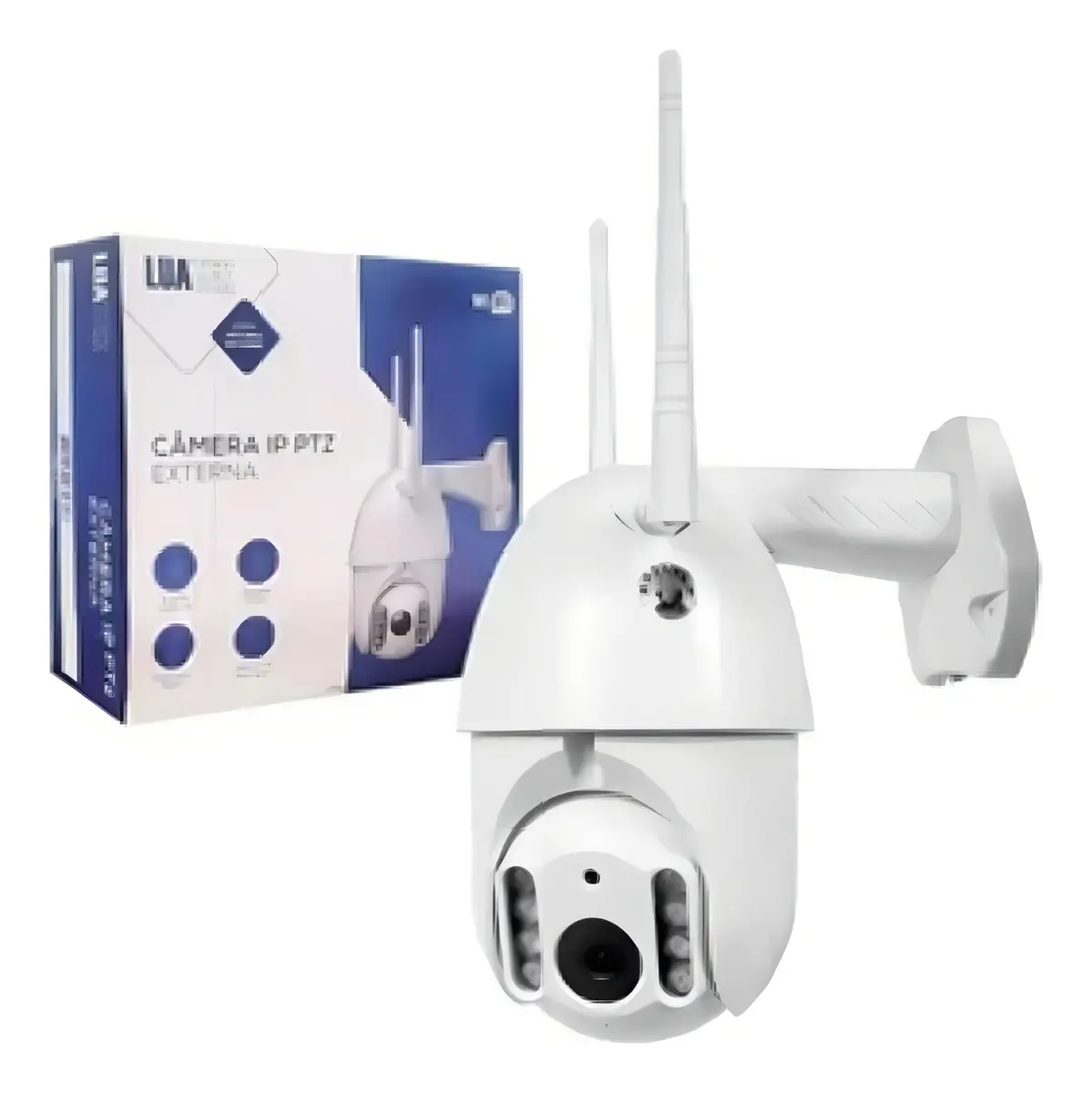 CAMERA IP PTZ EXTERNA 4X ZOOM FHD 1/3 LENTE 2.8-12MM IR40MT ONVIF LKW-4420VN LUATEK