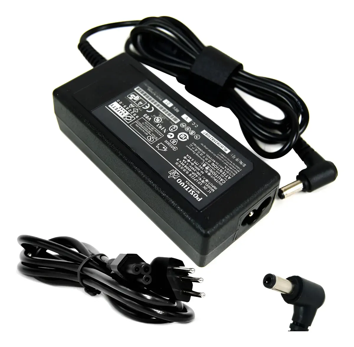 CARREGADOR NOTEBOOK 19V 3.42A D-523 5.5 MM X 2.5 MM