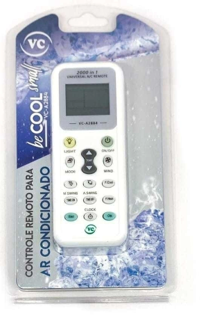 CONTROLE REMOTO AR CONDICIONADO UNIVERSAL LE-7429/VC-A2884/MM0097