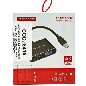 ADAPTADOR CONVERSOR USB 3.0 X HDMI/VGA TOMATE MTV-731