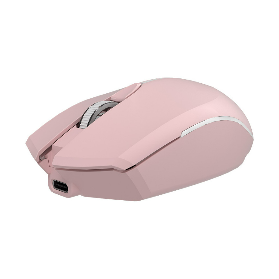 MOUSE SEM FIO ROSA RECARREGAVEL M-BT40PK C3 TECH