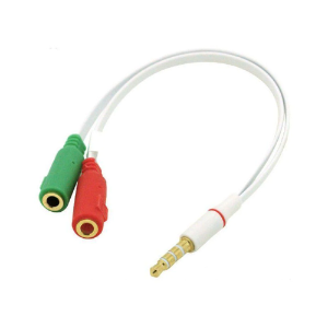 CABO DE AUDIO P3 MACHO X 2 P2 FEMEA 0,2M P22A DEX