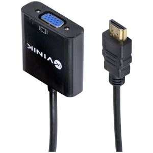 ADAPTADOR CONVERSOR VIDEO HDMI MACHO P/ VGA FEMEA 30CM 26116 VINIK