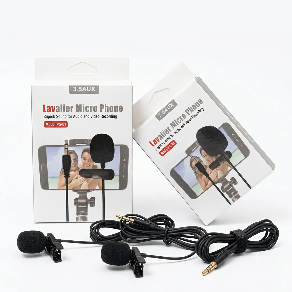 MICROFONE LAPELA PS-01 3.5 AUX PLUG P3