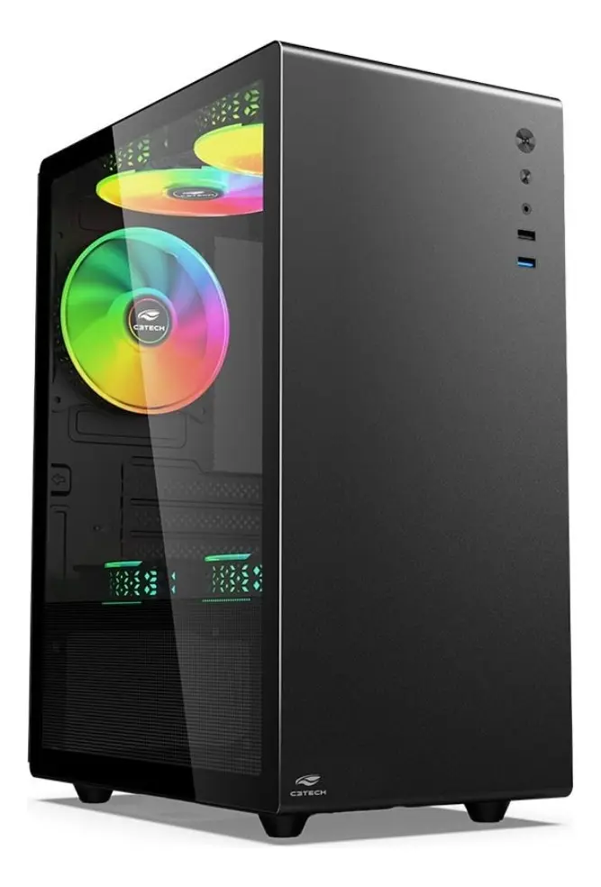 GABINETE MICRO ATX MT-G200BK 3/C S/FONTE C3 TECH