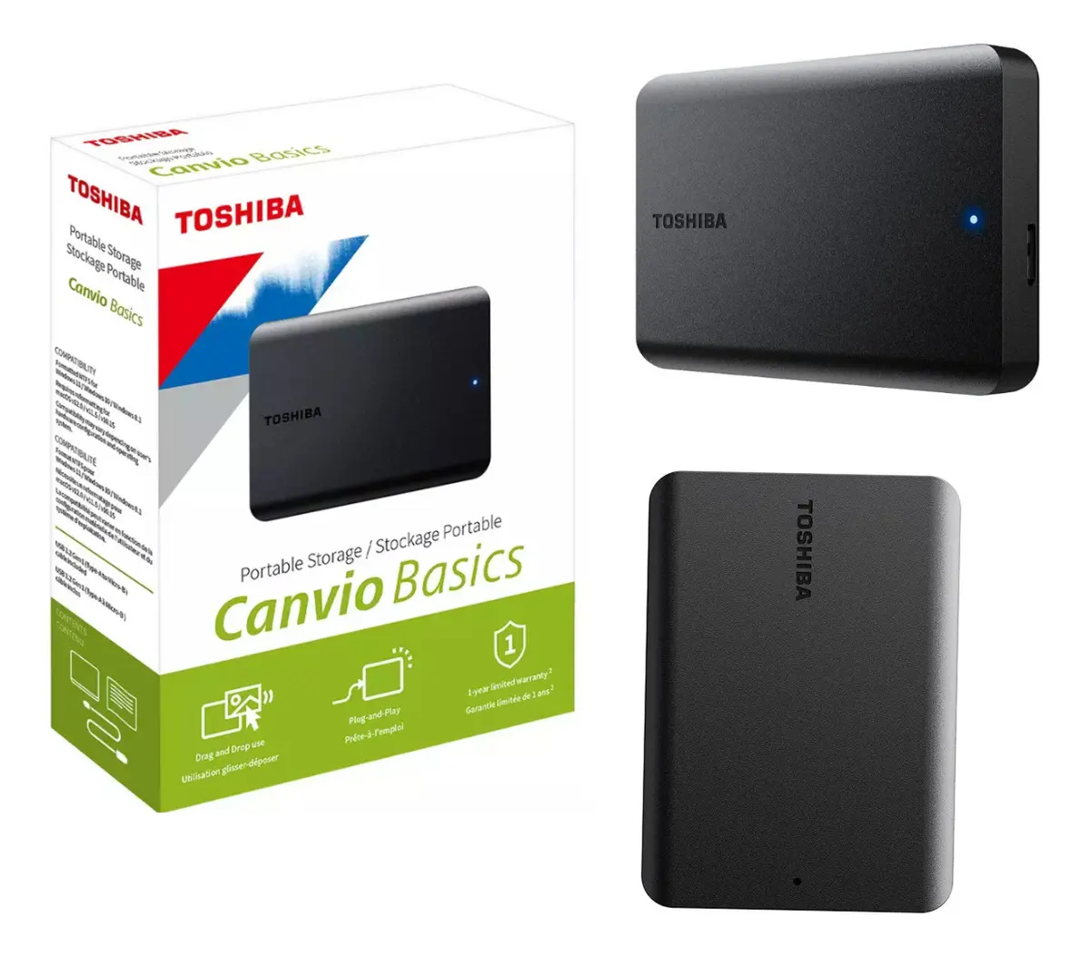 HD EXTERNO 2TB USB 3.0 CANVIO HDTB520XK3AA TOSHIBA