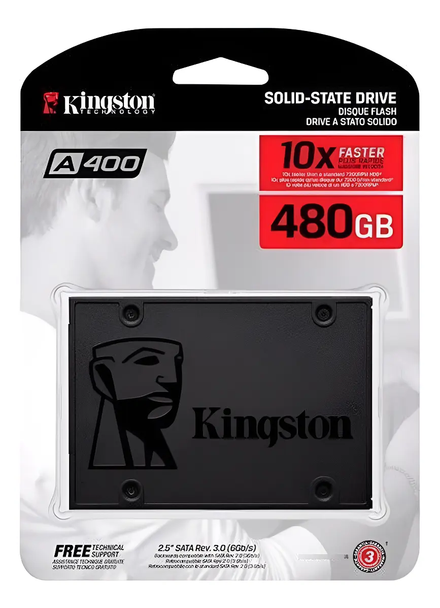 HD SSD 480GB A400 SATA3 2.5 7MM SA400S37/480G KINGSTON
