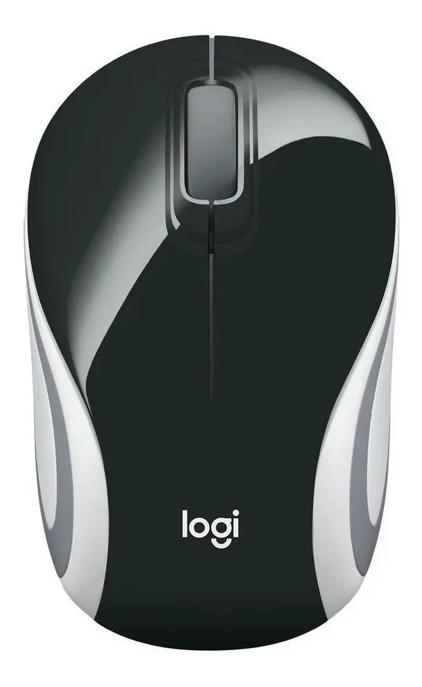MINI MOUSE OPTICO WIRELESS M187 PRETO USB - LOGITECH