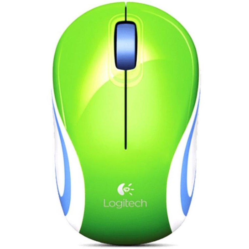 MINI MOUSE OPTICO WIRELESS M187 VERDE USB - LOGITECH