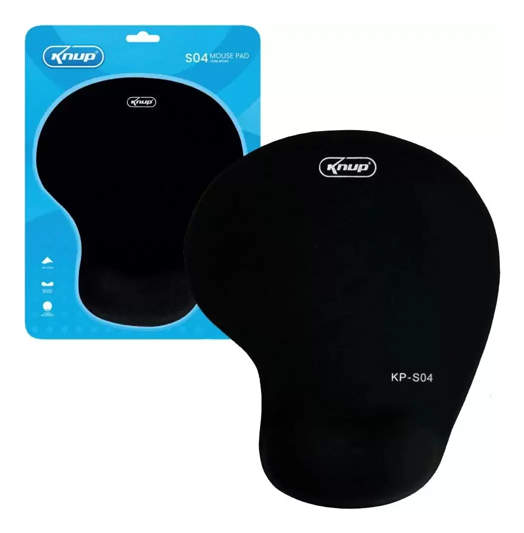 MOUSE PAD C/ APOIO DE PULSO EM GEL KP-S04 - KNUP