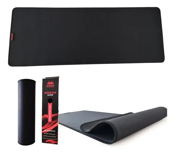MOUSE PAD GAMER EXTRA GRANDE N 25 800X300X3MM PRETO 9H A6794