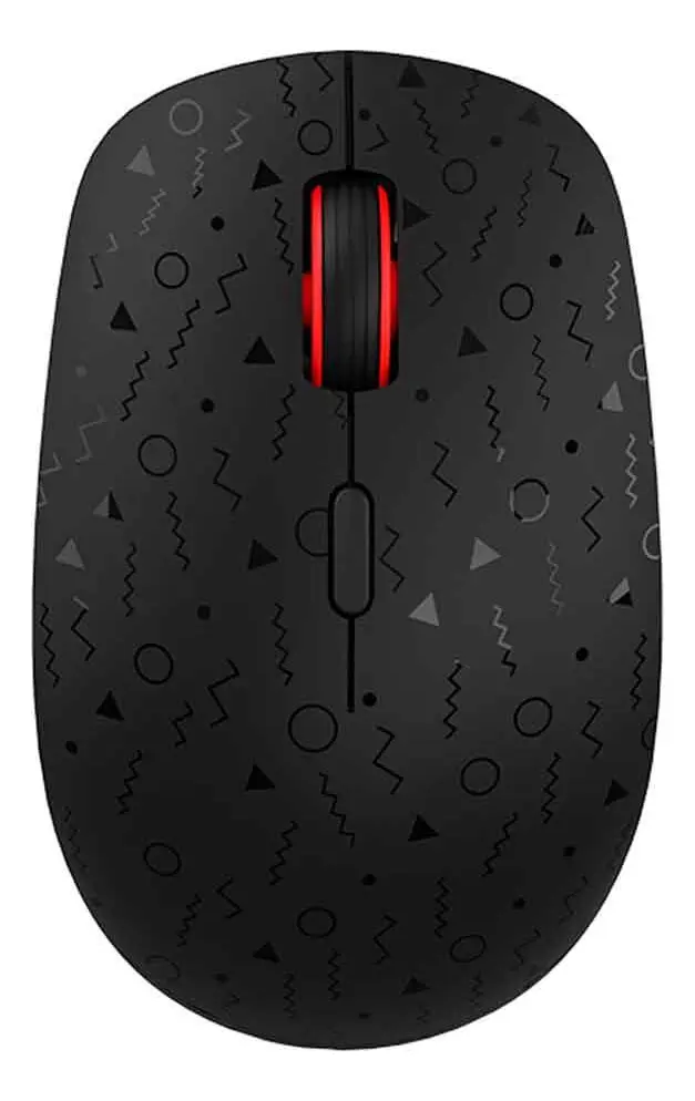 MOUSE SEM FIO RECARREGAVEL M-W90BK PRETO - C3TECH
