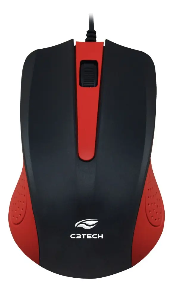 MOUSE USB MS-20RD VERMELHO C3 TECH