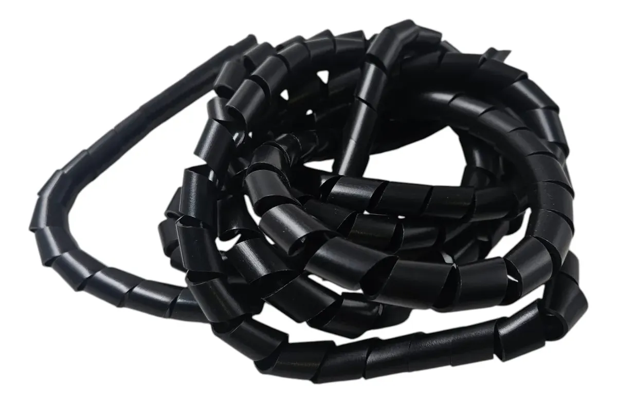 ORGANIZADOR DE CABOS SPIRAL TUBE 2M 1/2 PRETO FONTEC